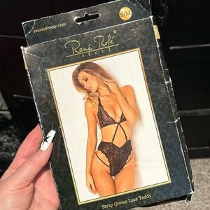 Sexy lace, black, one piece lingerie